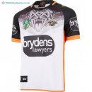 Maillot Rugby Wests Tigers Exterieur 2018 Blanc Pas Cher