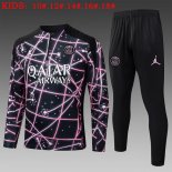 Enfant Sweatshirt PSG 2025 2026 Noir Rosa 3 Enfant Sweatshirt PSG 2025 2026 Noir Rosa 3