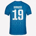 Maillot Juventus NO.19 Bonucci Third 2019 2020 Bleu Pas Cher