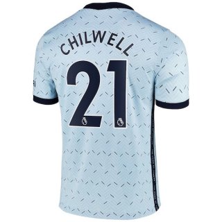 Maillot Chelsea NO.21 Chilwell Exterieur 2020 2021 Bleu Pas Cher