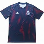 Maillot Entrainement Bayern Munich 2018 2019 Bleu Rouge Pas Cher