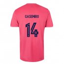 Maillot Real Madrid Exterieur NO.14 Casemiro 2020 2021 Rose Pas Cher