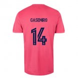 Maillot Real Madrid Exterieur NO.14 Casemiro 2020 2021 Rose Pas Cher