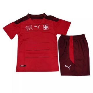 Maillot Suisse Domicile Enfant 2021 Rouge Maillot Suisse Domicile Enfant 2021 Rouge