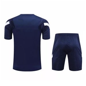Entrainement France Ensemble Complet 2020 Bleu Marine Pas Cher
