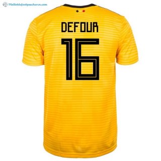 Maillot Belgica Exterieur Defour 2018 Jaune Pas Cher Maillot Belgica Exterieur Defour 2018 Jaune Pas Cher