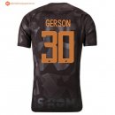 Maillot AS Roma Third Gerson 2017 2018 Pas Cher