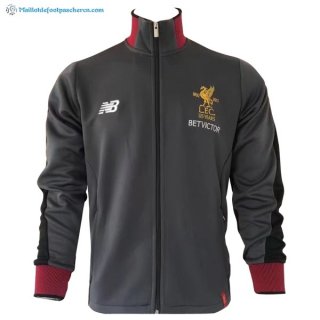 Veste Liverpool 2017 2018 Gris Rouge Pas Cher Veste Liverpool 2017 2018 Gris Rouge Pas Cher