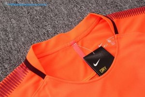 Maillot Entrainement Barcelona Ensemble Complet 2018 2019 Orange Pas Cher