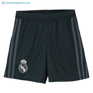 Maillot Real Madrid Exterieur Enfant 2018 2019 Noir Pas Cher