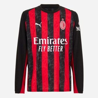 Thailande Maillot AC Milan Domicile ML 2025 2026 Thailande Maillot AC Milan Domicile ML 2025 2026