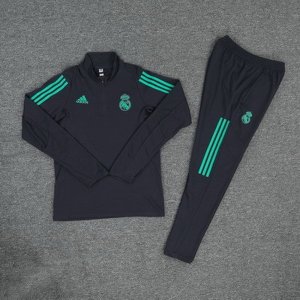 Survetement Real Madrid 2019 2020 Vert Bleu Marine Pas Cher