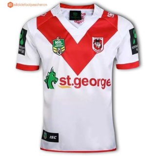 Maillot Rugby St. George Illawarra Dragons NRL Domicile 2016 2017 Pas Cher