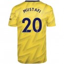 Maillot Arsenal NO.20 Mustafi Exterieur 2019 2020 Jaune Pas Cher