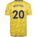 Maillot Arsenal NO.20 Mustafi Exterieur 2019 2020 Jaune Pas Cher