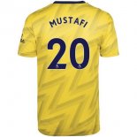 Maillot Arsenal NO.20 Mustafi Exterieur 2019 2020 Jaune Pas Cher