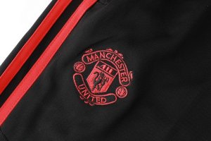 Polo Ensemble Complet Manchester United 2019 2020 Bordeaux Noir Pas Cher