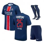 Maillot Paris Saint Germain Domicile Enfant Champions of Europe 2025