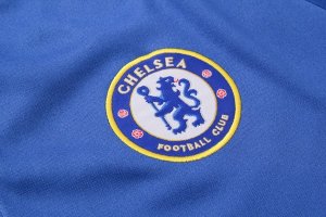 Survetement Chelsea 2018 2019 Blanc Bleu Clair Pas Cher