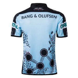 Maillot Cronulla Sharks Edición Conmemorativa 2018 Bleu Pas Cher