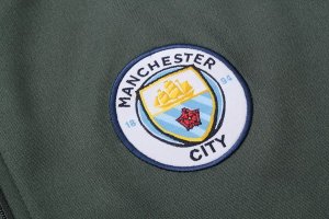 Survetement Manchester City 2018 2019 Vert Jaune Pas Cher