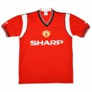 Maillot Manchester United Domicile Retro 1984 1986 Rouge Pas Cher