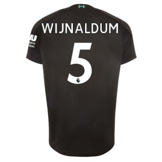 Maillot Liverpool NO.5 Wijnaldum Third 2019 2020 Noir Pas Cher