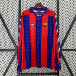 Thailande Maillot Barcelona Domicile ML Retro 1996 1997 Thailande Maillot Barcelona Domicile ML Retro 1996 1997