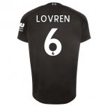 Maillot Liverpool NO.6 Lovren Third 2019 2020 Noir Pas Cher