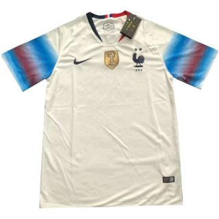 Thailande Maillot France Exterieur 2019 Blanc Pas Cher Thailande Maillot France Exterieur 2019 Blanc Pas Cher