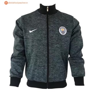 Veste Manchester City 2017 2018 Gris Pas Cher