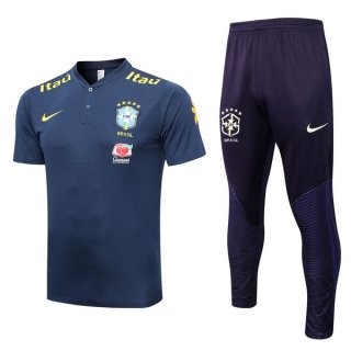 Polo Brésil Ensemble Complet 2022 2023 Bleu Polo Brésil Ensemble Complet 2022 2023 Bleu