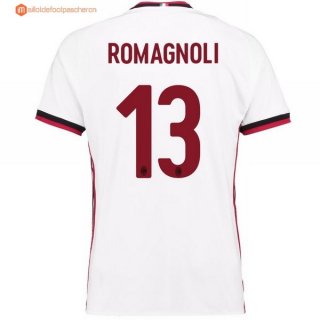 Maillot Milan Exterieur Romagnoli 2017 2018 Pas Cher Maillot Milan Exterieur Romagnoli 2017 2018 Pas Cher