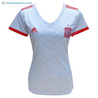 Maillot Espagne Exterieur Femme 2018 Blanc Pas Cher Maillot Espagne Exterieur Femme 2018 Blanc Pas Cher