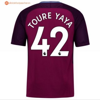 Maillot Manchester City Exterieur Toure Yaya 2017 2018 Pas Cher Maillot Manchester City Exterieur Toure Yaya 2017 2018 Pas Cher