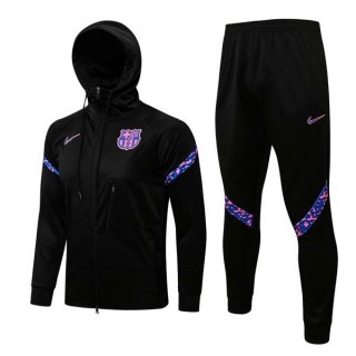 Sweat Shirt Capuche Barcelona 2022 Noir Rose Sweat Shirt Capuche Barcelona 2022 Noir Rose