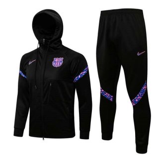 Sweat Shirt Capuche Barcelona 2022 Noir Rose