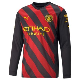Thailande Maillot Manchester City Exterieur ML 2022-2023 Thailande Maillot Manchester City Exterieur ML 2022-2023