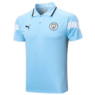 Polo Manchester City 2023 2024 Bleu Polo Manchester City 2023 2024 Bleu