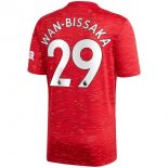 Maillot Manchester United NO.29 Wan Bissaka Domicile 2020 2021 Rouge Pas Cher