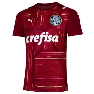 Thailande Maillot Palmeiras Gardien 2021 2022 Rouge Pas Cher