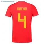 Maillot Espagne Domicile Nacho 2018 Rouge Pas Cher