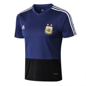 Maillot Entrainement Ensemble Complet Argentine 2018 Bleu Pas Cher