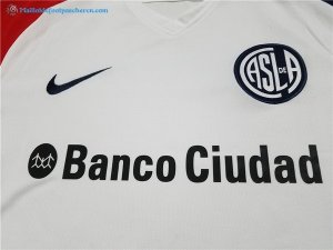 Maillot San Lorenzo de Almagro Exterieur 2018 2019 Blanc Pas Cher