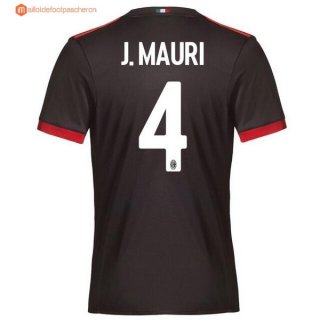 Maillot Milan Third J.Mauri 2017 2018 Pas Cher