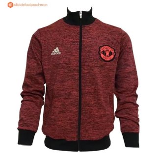 Veste Manchester United 2017 2018 Rouge Marine Pas Cher Veste Manchester United 2017 2018 Rouge Marine Pas Cher