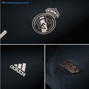 Maillot Real Madrid Exterieur ML 2018 2019 Noir Pas Cher