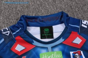 Maillot Rugby Newcastle Knights 2017 2018 Bleu Pas Cher