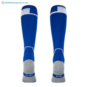 Chaussette Everton Domicile Cambio 2018 2019 Bleu Pas Cher