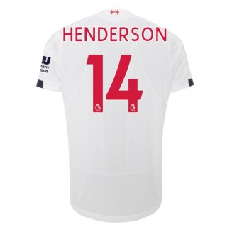 Maillot Liverpool NO.14 Henderson Exterieur 2019 2020 Blanc Pas Cher Maillot Liverpool NO.14 Henderson Exterieur 2019 2020 Blanc Pas Cher